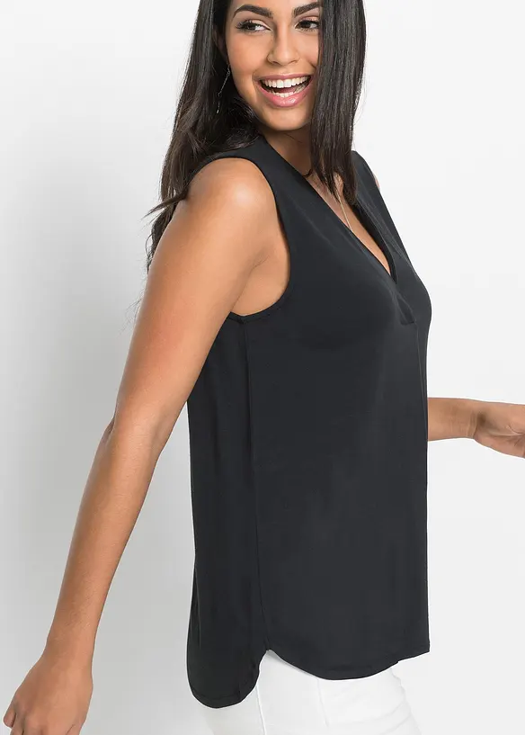 Top in misto viscosa morbido, bonprix