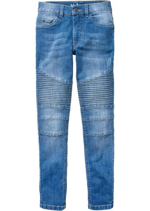 Jeans skinny elasticizzati con vita regolabile, straight, bonprix