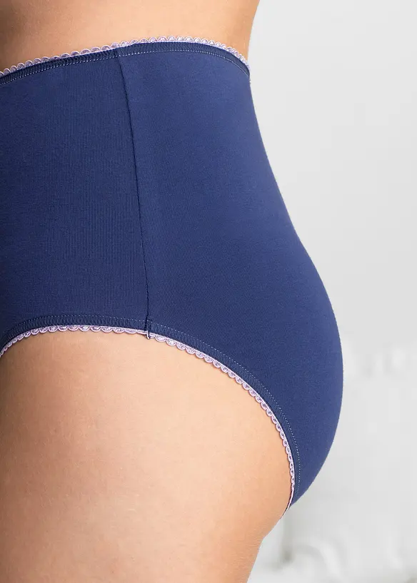 Slip a vita alta (pacco da 5), bonprix