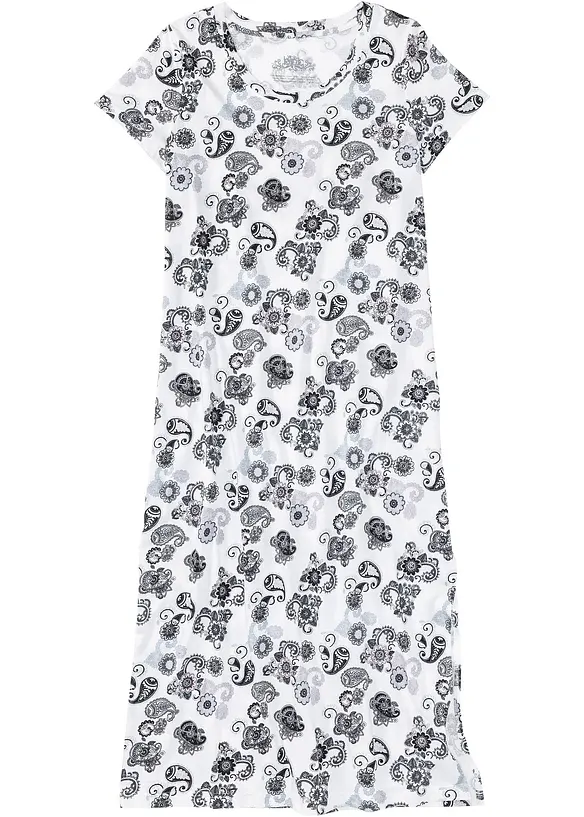 Camicia da notte lunga in cotone biologico, bonprix
