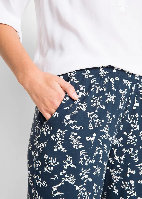 Pantaloni in jersey di misto viscosa, bonprix