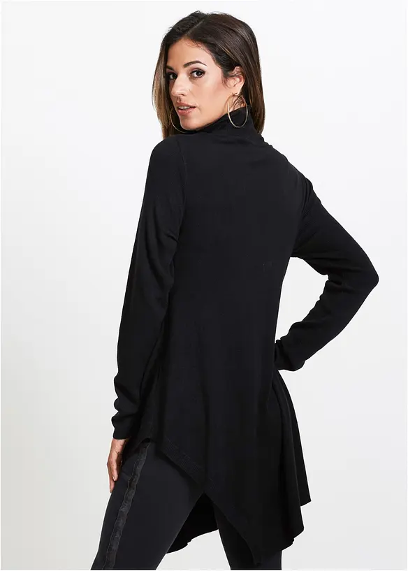 Maglione lungo in misto viscosa, bonprix