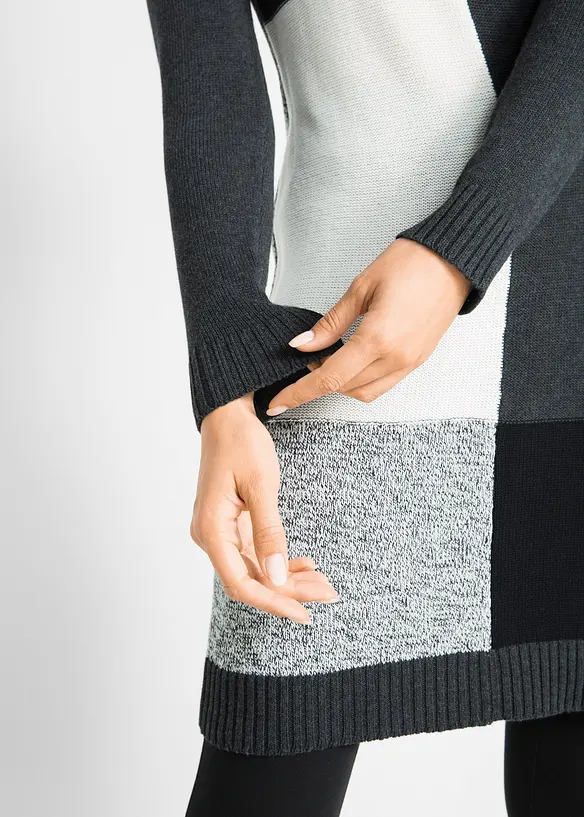 Abito in maglia al ginocchio, bonprix