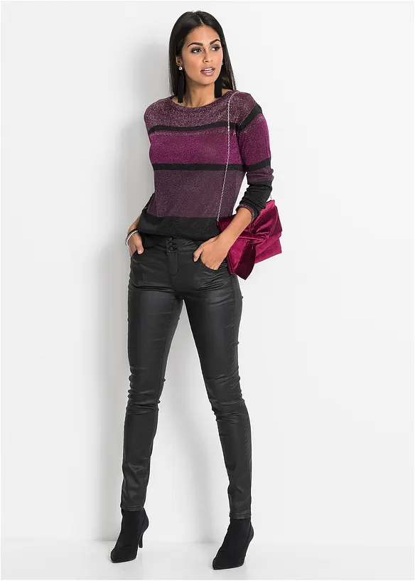 Maglione in filato fine misto viscosa, bonprix