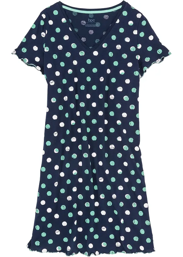 Camicia da notte corta in cotone biologico, bonprix