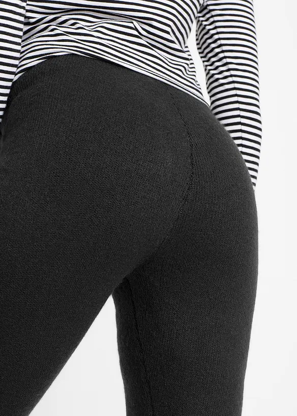 Leggings termici con cinta a costine, bonprix