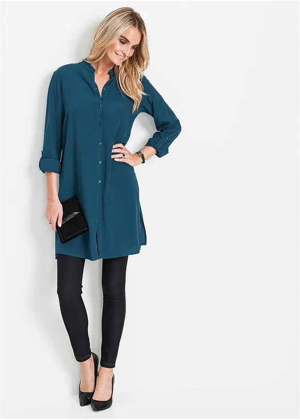 Camicia lunga in viscosa, bonprix
