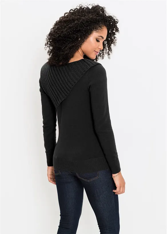 Maglione in filato fine con cotone, bonprix