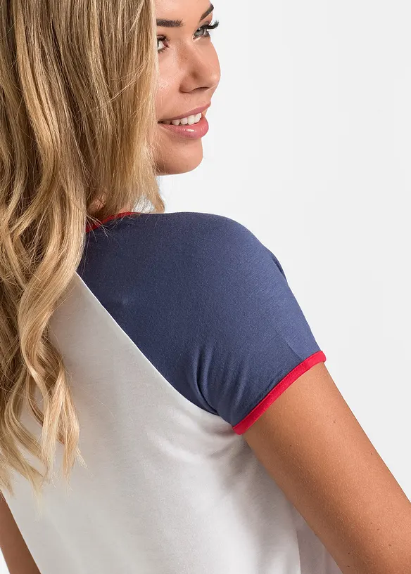 T-shirt con viscosa morbida, bonprix