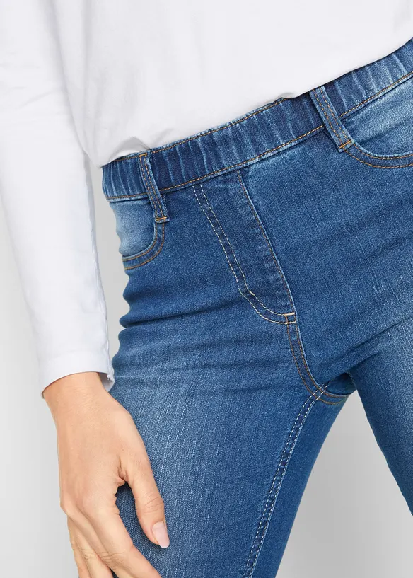 Jeggings con bordo vita comodo, vita media, bonprix