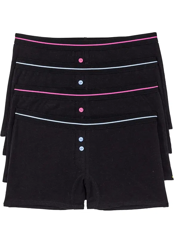 Boxer da donna (pacco da 4), bonprix