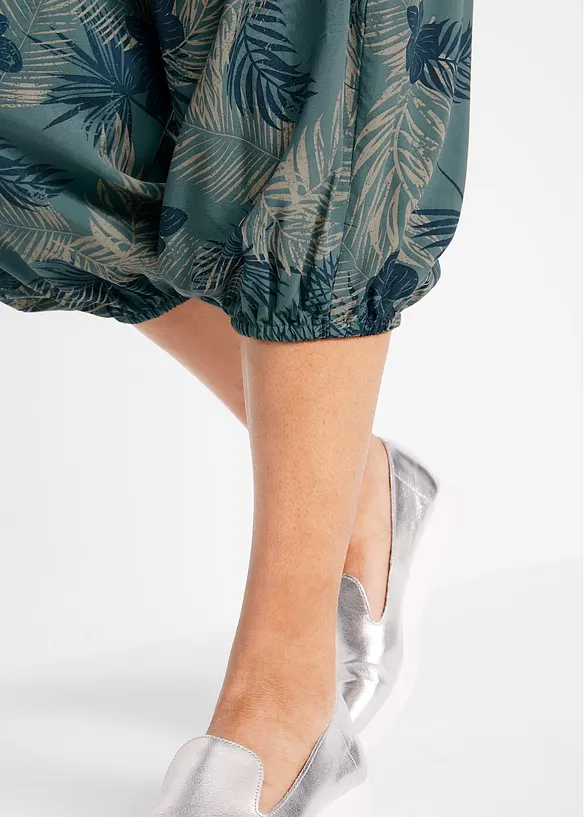 Pantaloni cropped in misto viscosa fluente, bonprix