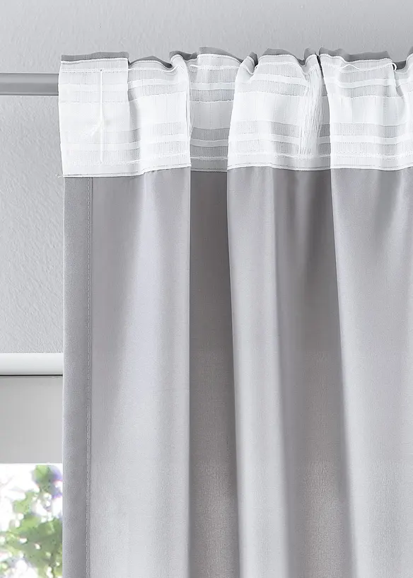 Tenda in microfibra di facile cura (pacco da 2), bonprix
