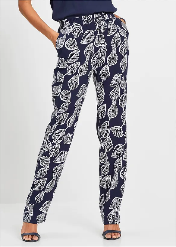 Pantaloni con elastico in vita, bonprix