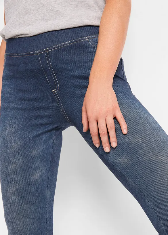 Leggings effetto jeans, bonprix