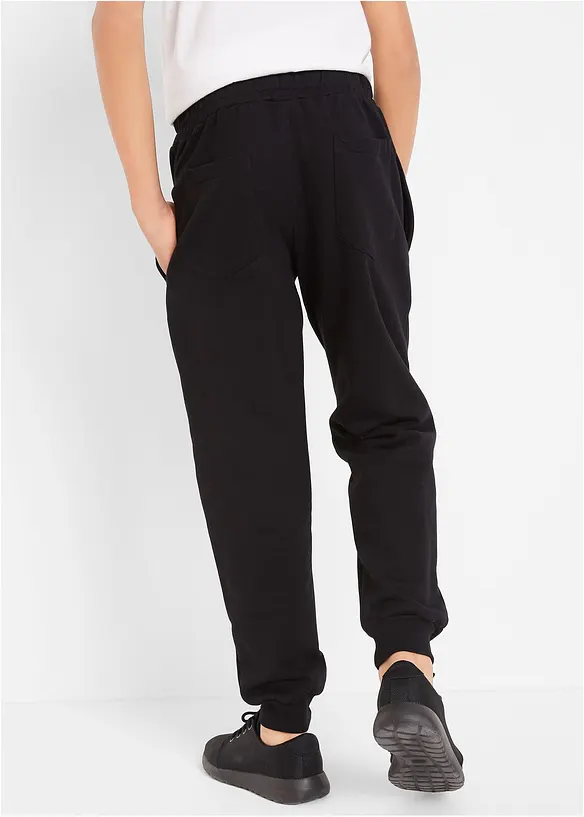 Pantaloni in felpa con stampa, bonprix