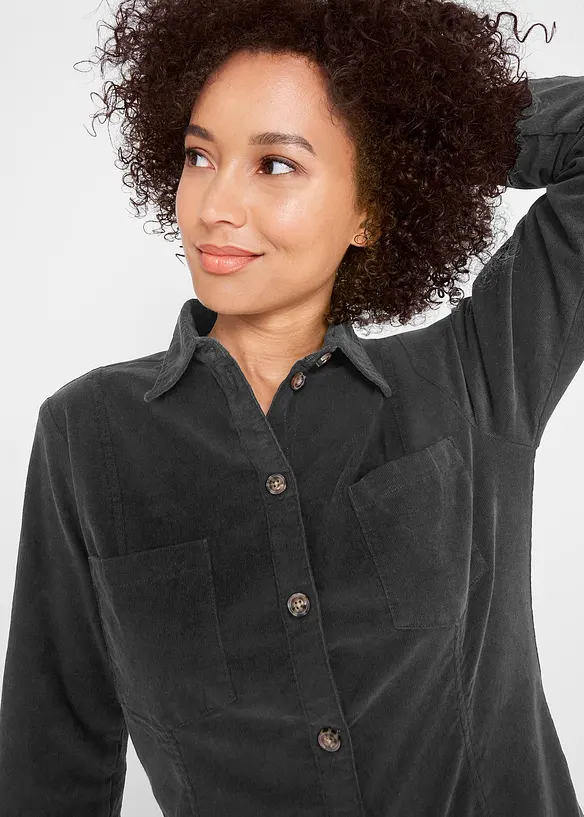 Abito in velluto elasticizzato, bonprix