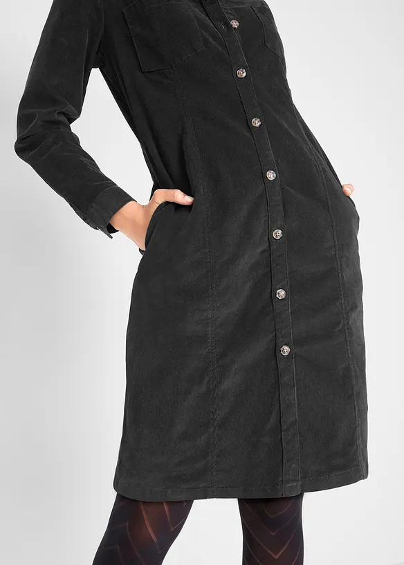 Abito in velluto elasticizzato, bonprix