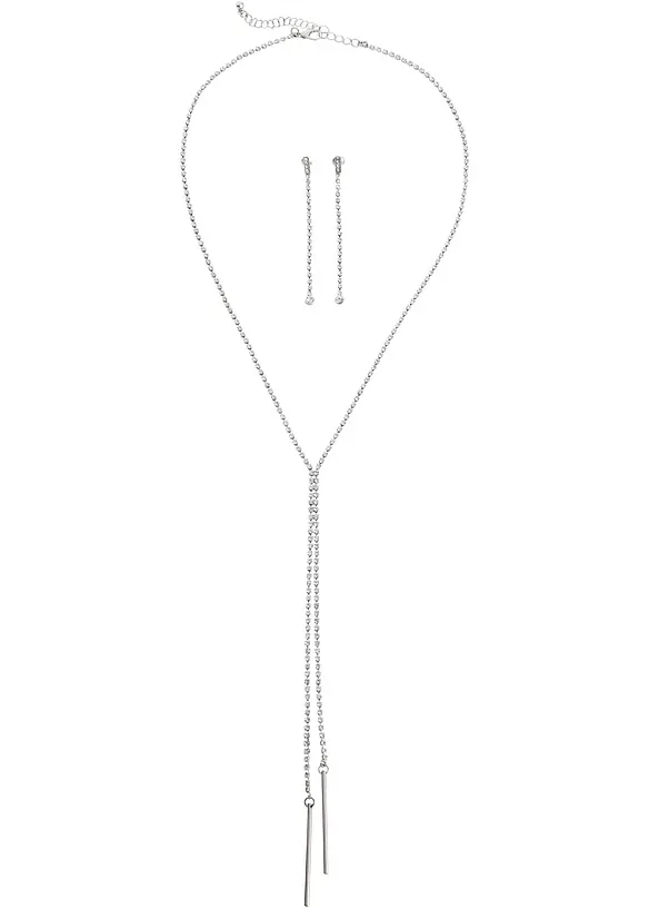 Collana e orecchini (set 3 pezzi), bpc bonprix collection