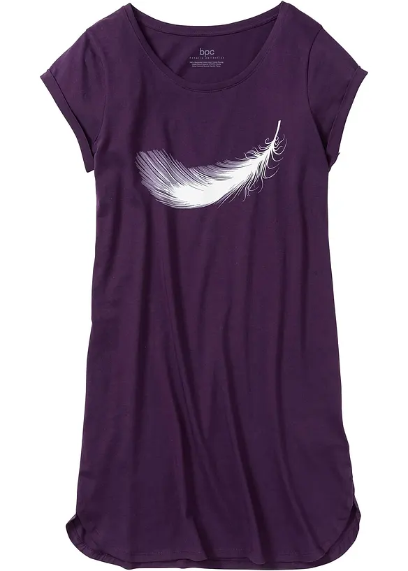 Camicia da notte corta in puro cotone biologico, bonprix