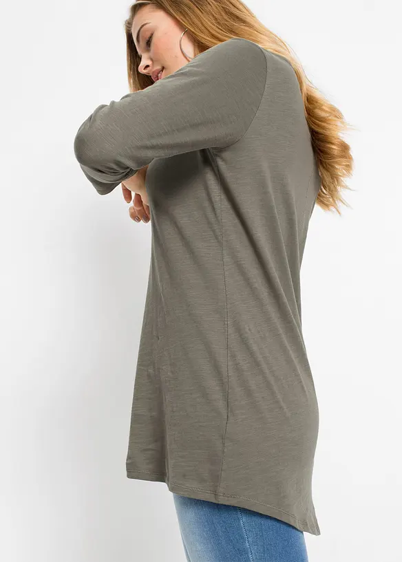 Maglia a maniche lunghe in puro cotone, bonprix