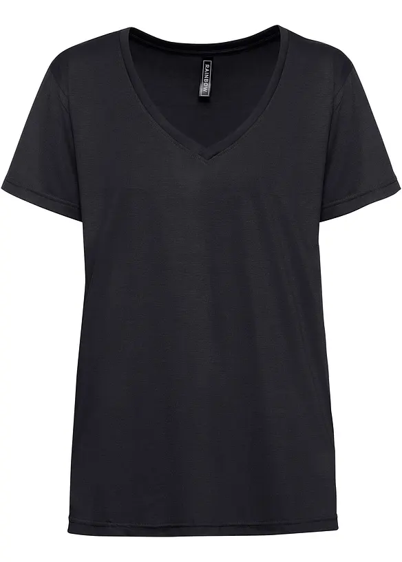 T-shirt con scollo a V, bonprix