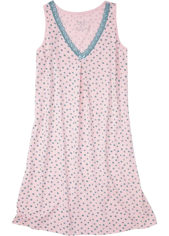 Camicia da notte corta in misto viscosa morbido, bonprix