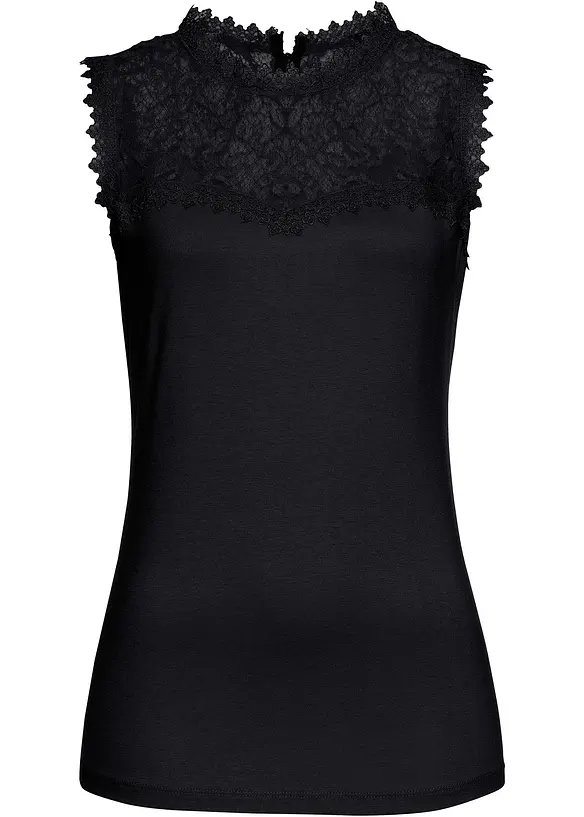 Top in misto viscosa, bonprix