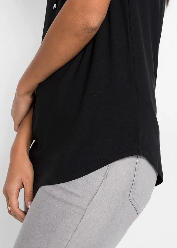 Top in misto viscosa, bonprix