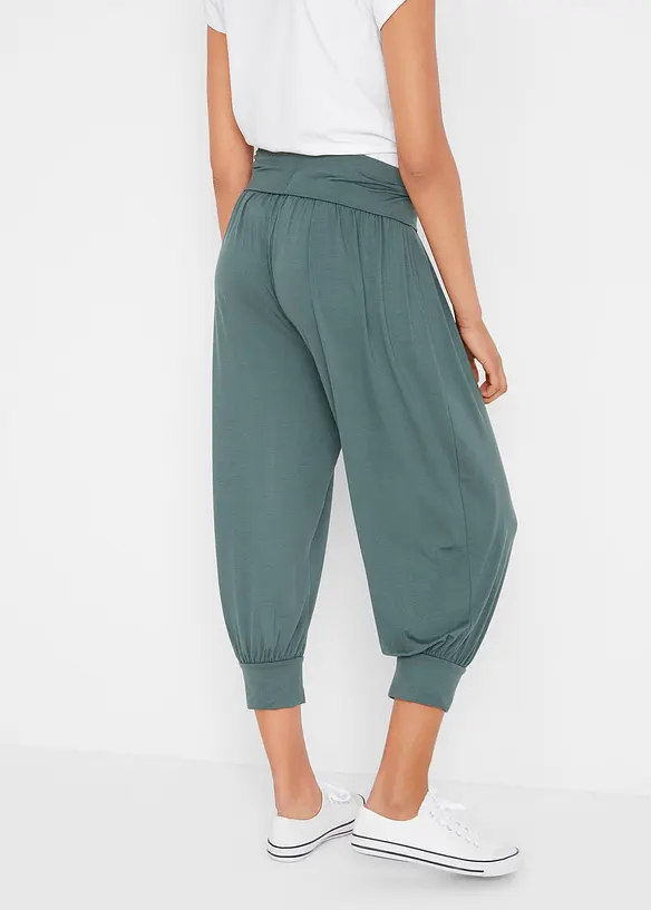 Pantaloni alla turca in misto viscosa morbido, bonprix