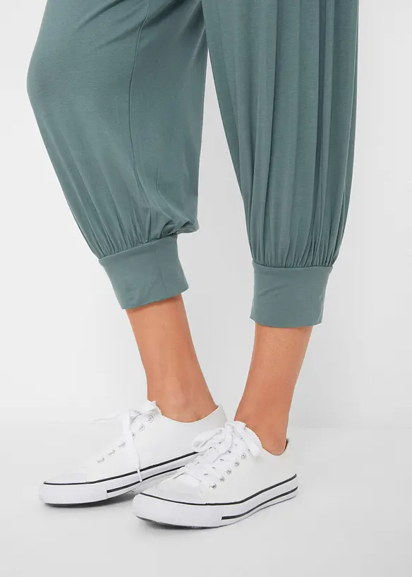 Pantaloni alla turca in misto viscosa morbido, bonprix