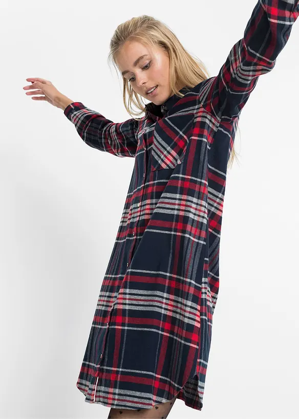 Abito chemisier in puro cotone, bonprix