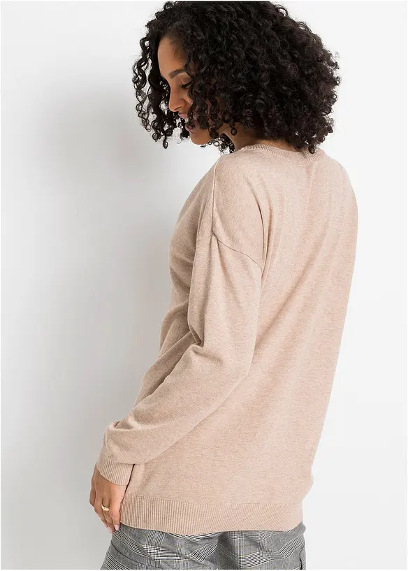 Maglione oversize in misto viscosa, bonprix