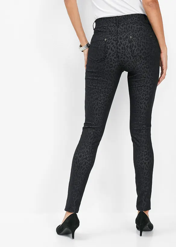 Jeggings leopardati, bonprix