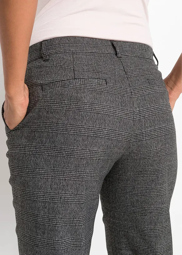 Pantaloni chino a quadri, bonprix