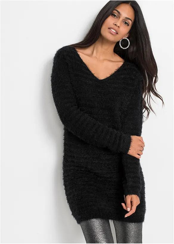 Abito lungo con pizzo, bonprix