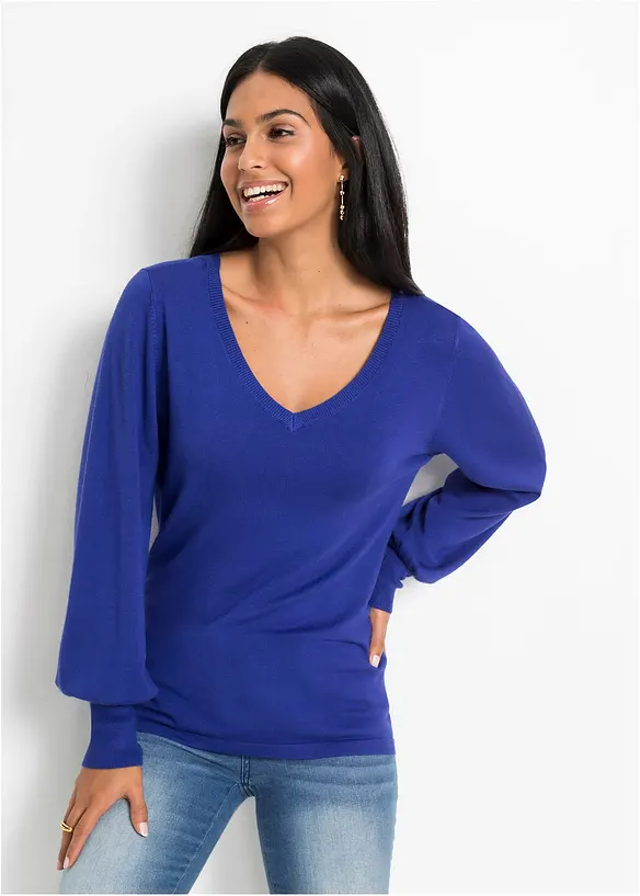 Maglione in filato fine, bonprix