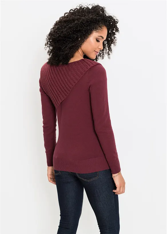Maglione in filato fine con cotone, bonprix