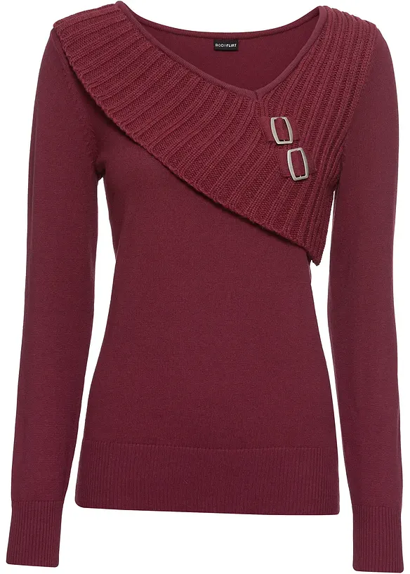 Maglione in filato fine con cotone, bonprix
