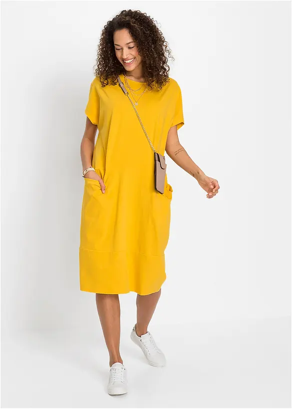 Abito di jersey con tasche, bonprix