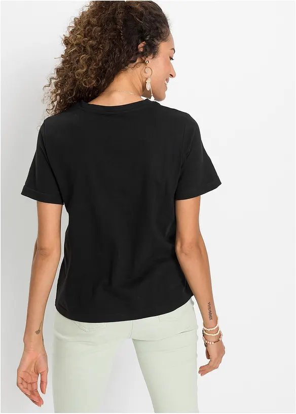 T-shirt in puro cotone, bonprix