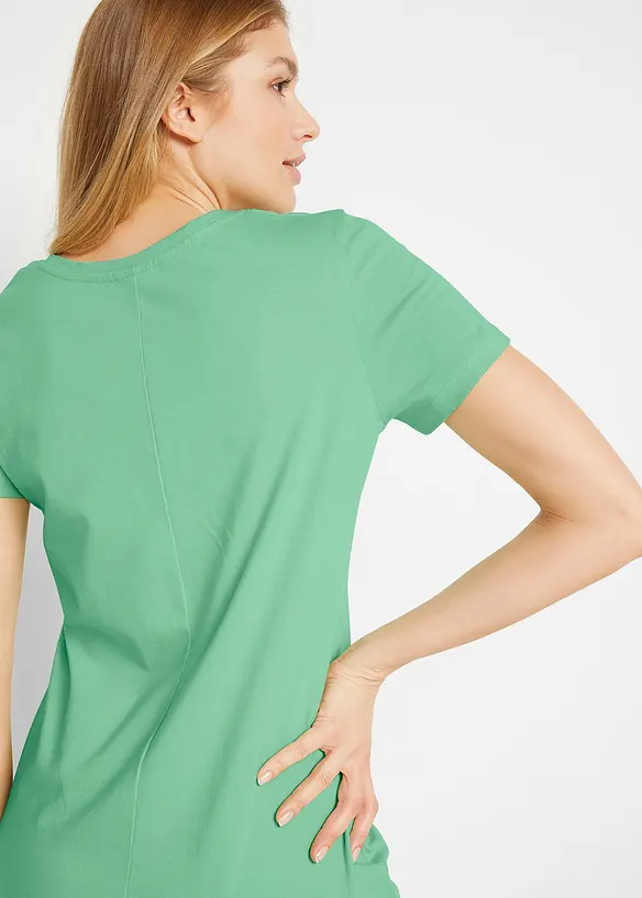 Abito di jersey in puro cotone (pacco da 2), bonprix