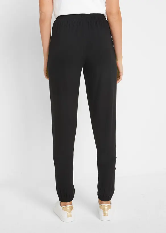 Pantaloni in jersey con comodo elastico in vita e al fondo gamba, bonprix