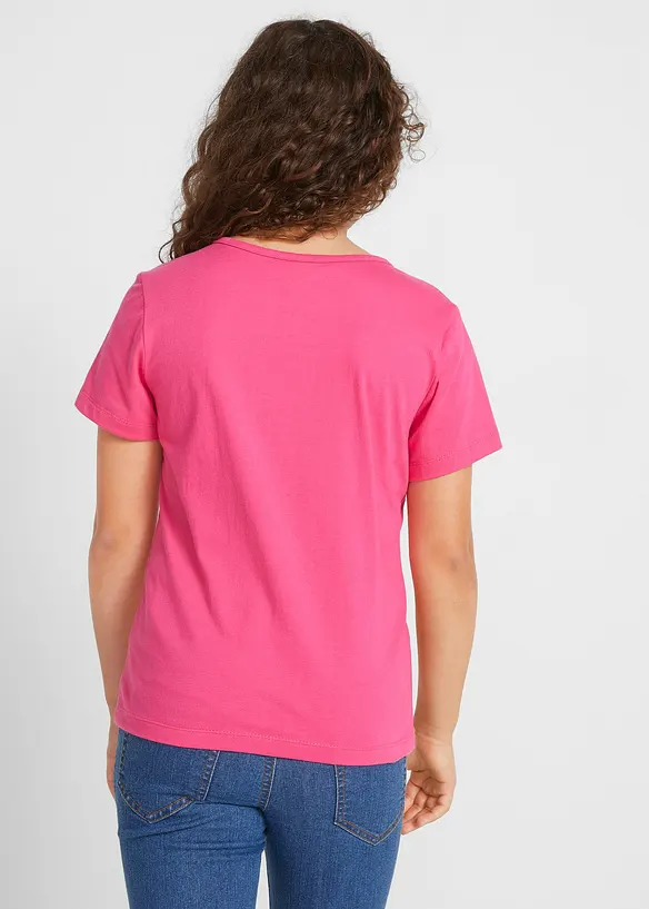T-shirt in puro cotone biologico (pacco da 2), bonprix