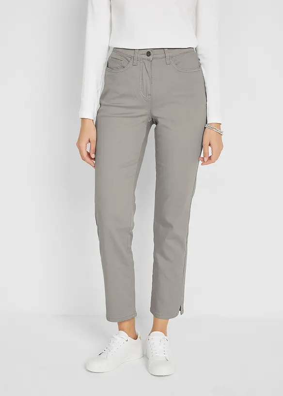 Jeans elasticizzati straight, vita media, bonprix