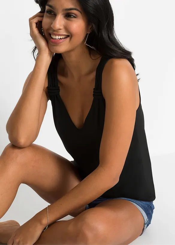 Top in jersey di pura viscosa, bonprix