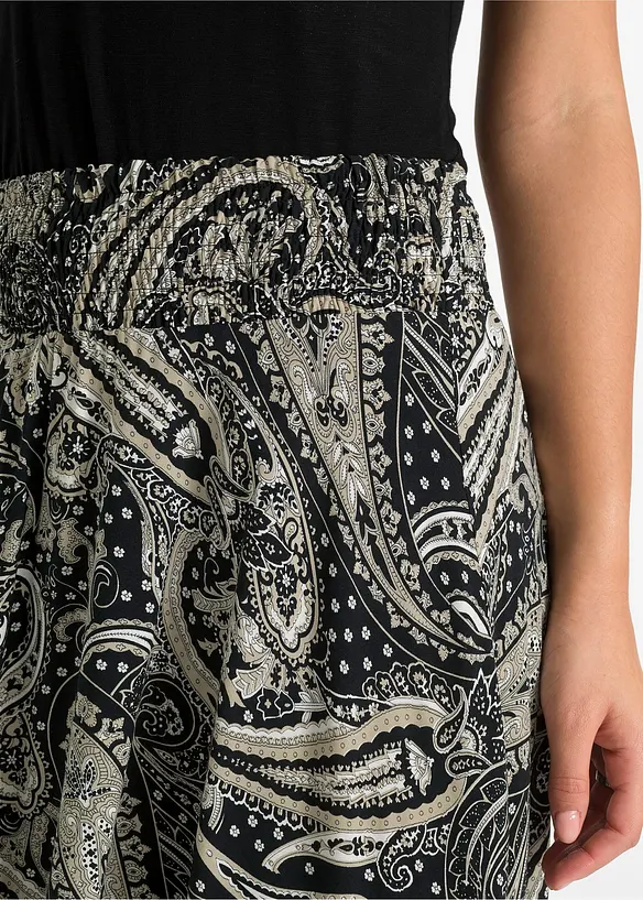 Gonna midi in pura viscosa, bonprix