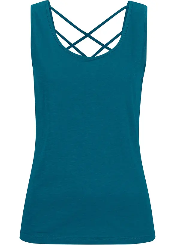 Top in jersey in puro cotone biologico, bonprix