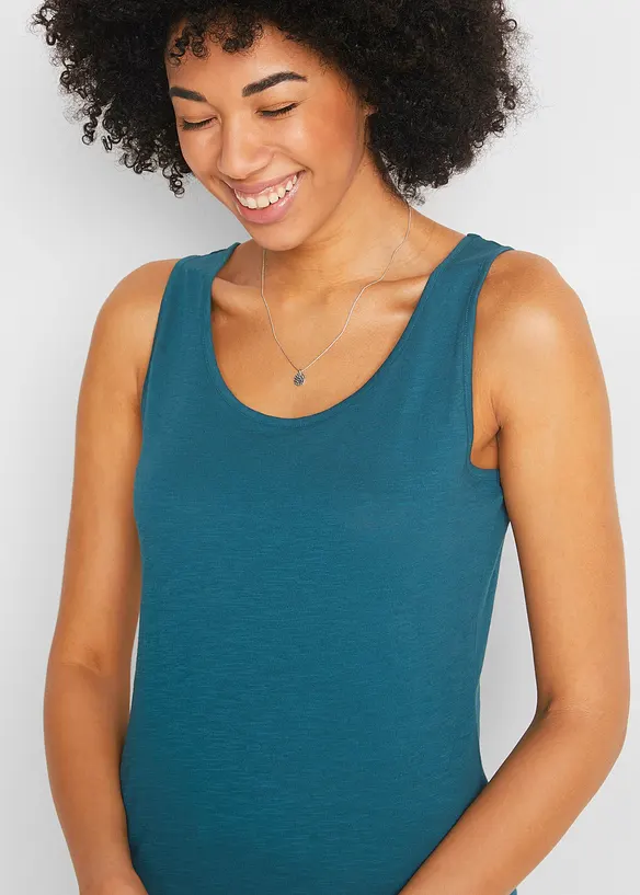 Top in jersey in puro cotone biologico, bonprix