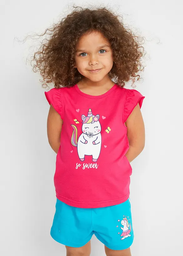 T-shirt in puro cotone biologico (pacco da 2), bonprix